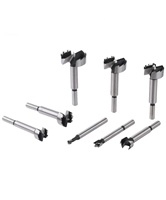 5 pièces Forstner Center foret 15 20 25 30 35mm boîte en bois charnière mèches de routeur pour le travail du bois