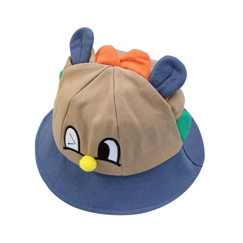 Yeni toptan ucuz özel logo <span class=keywords><strong>çocuk</strong></span>lar geniş ağızlı UV koruma güneş şapkası bebek kova şapka