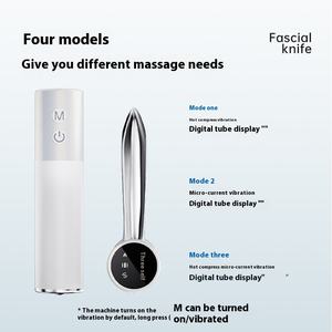 Couteau à fascia électrique certifié modèle 062 blanc, relaxation musculaire, masseur de fitness, vente chaude transfrontalière - Product Image 2