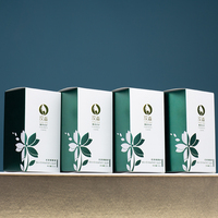 Caja de Regalo para Perfume Personalizada con Logotipo, Caja de Cartón Reciclado para Cosméticos con Impresión UV y Estampado Dorado, Laminación Mate
