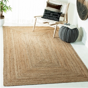 XinLan Look Naturel Jute Toile De Jute Tresse <span class=keywords><strong>Tapis</strong></span> Naturel Lin Naturel Couleur <span class=keywords><strong>Tissé</strong></span> À La Main Salon <span class=keywords><strong>Cuisine</strong></span> <span class=keywords><strong>Tapis</strong></span> D'entrée - Product Image 3