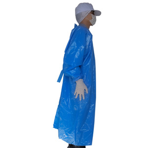 Vêtement réversible en matériau PU Zixi, résistant à l'huile, aux acides et aux alcalis, protecteur contre les produits alimentaires et chimiques, anti-poussière. - Product Image 2