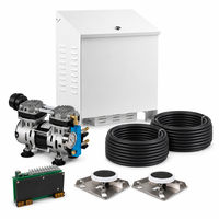 Aérateur de bassin 70-95L/min pour bassin de 4000m² avec système d'aération solaire et AC à double alimentation 48V MPPT à commande intelligente