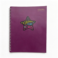 Cuaderno Espiral de Doble Alambre Personalizado de 250x200 mm con Cubierta Impresa a Color y Páginas Rayadas