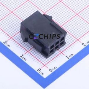 794615-6 Housing (Wire-to-Board / Wire-to-Wire) P=3mm Connector ( Jack Structure: 2x3P )( Pitch: 3mm )( Number of Rows: 2 ) - Product Image 1