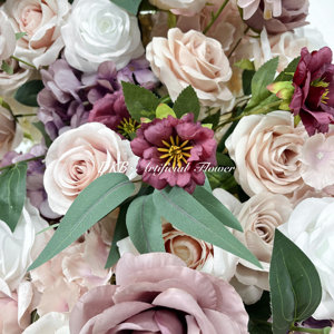 Venta al por mayor Corazón artificial Flor Ach Set Arco de flores de seda Arco de flores artificiales de boda - Product Image 5