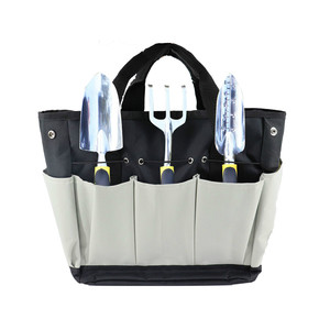 Hot Selling <b>Garden</b> Carpenters Tote With Pockets Tool Kit Holder Organizer Carrier Tote <b>Bag</b> <b>Garden</b> Tools <b>Bag</b> for Men Women - Product Image 3