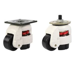 GD-100F/100S Schwenk rolle für schwere Maschinen Industrielle Verwendung Einstellbare Nivellierung <span class=keywords><strong>Nylon</strong></span> Fuß platte für Werkstatt lager - Product Image 1