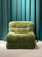 Canapé-lit individuel en tissu pour le commerce extérieur, idéal pour le salon, le balcon, la chambre à coucher, les loisirs