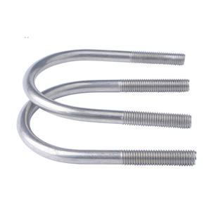Vente en gros de boulon en U galvanisé personnalisé de qualité supérieure Pièce automobile boulon en U de remorque écrou collier de serrage boulon en U en acier inoxydable haute résistance - Product Image 1