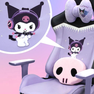 Silla Gamer Kuromi Morada con Reposacabezas Extraíble, Nueva, Superventas, Asiento Suave para Computadora, Silla de Juego para Niños - Product Image 3