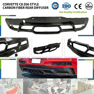 Diffusore posteriore in fibra di carbonio stile OE C8 Z06 per Corvette C8 Z06 E-Ray 2023-2025 - Product Image 2