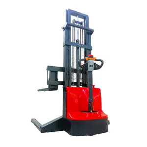 1.5 tấn điện straddle Stacker nâng lên với chân rộng có thể điều chỉnh hoặc cố định đáng tin cậy các thành phần mang bơm-mới hoặc được sử dụng