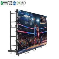 Pantalla LED de Alquiler de Alto Brillo para Escenarios, Fondo de Escenario P2.9 P3.9 P4.8, Pantalla LED Móvil para Exteriores
