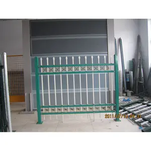 Cerca tubular de aço de zinco galvanizado, venda imperdível