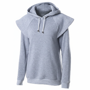 <b>Mens</b> Luxury <b>Grey</b> Cotton <b>Fleece</b> Hoodie Winter Pullover OEM Custom Logo Streetwear Soft Warm Casual Oversized Hoodie - Product Image 1