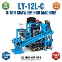 Machine de forage de puits horizontaux sur chenilles LY-12L-C pour projets sans fosses
