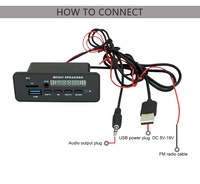 Modul Pemutar Musik MP3 Nirkabel 12V, Kotak Pemutar MP3, Sistem Audio
