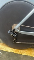 Vélo de course à contre-la-montre et de triathlon 700C T800 en fibre de carbone, 12 vitesses, transmission électronique sans fil, frein à disque, aérodynamique, léger