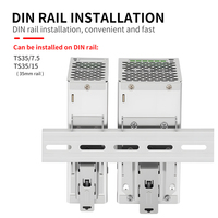 KANE NDR-75/120/240/480W Alimentation à découpage sur rail Din 100-240V AC à DC 12V/24V/36V/48V Sortie SMPS Transformateur industriel