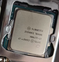 Processeur Intel Core I7-11700K d'occasion pour ordinateur de bureau, 8 cœurs, 16 threads, 3,6 GHz jusqu'à 5,0 GHz, débloqué, LGA1200