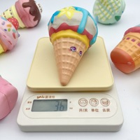 Best-seller Internet : Jouet anti-stress Yixing PU en forme de crème glacée, rebond lent, en mousse souple réaliste, idéal pour les farces
