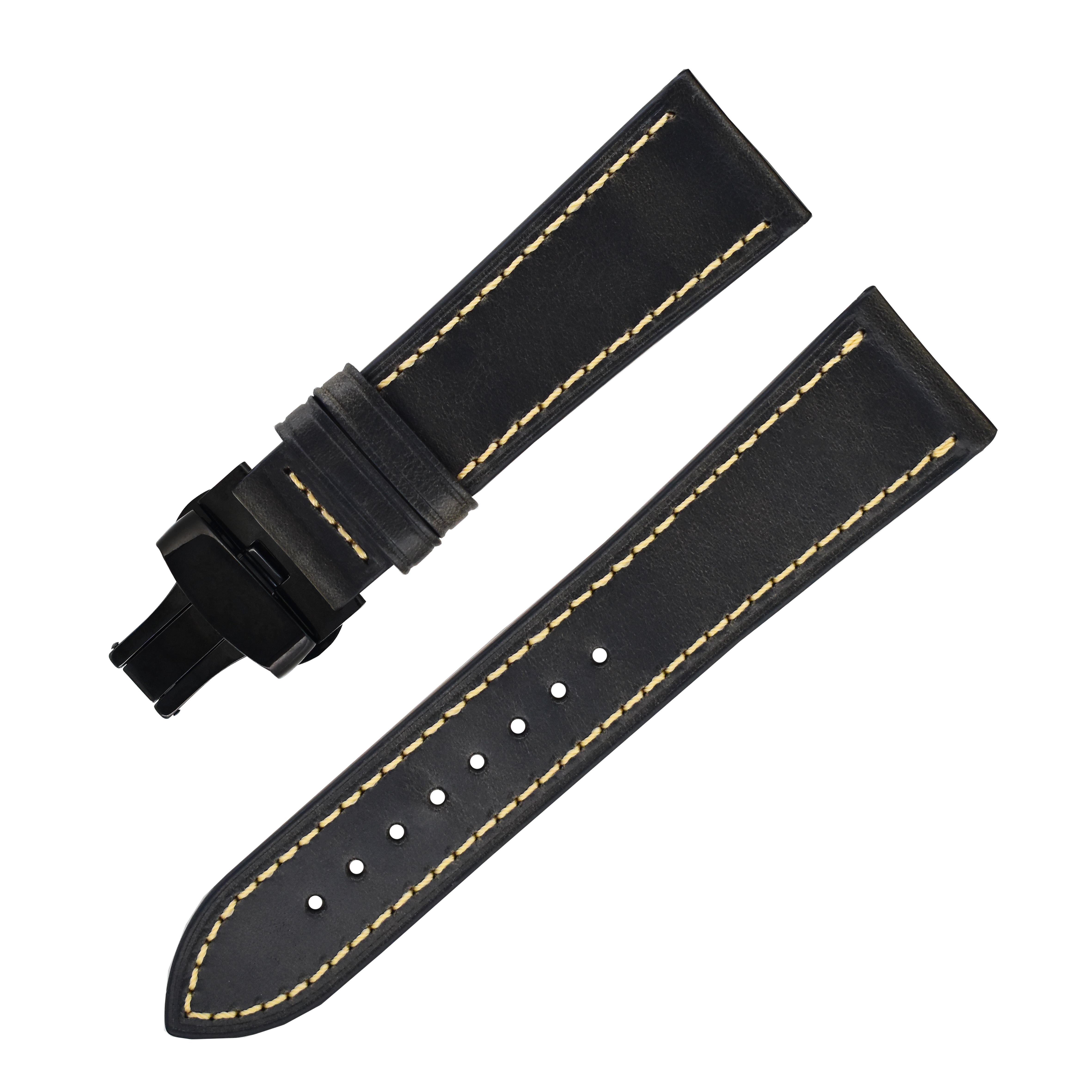 หัวเข็มขัดสีดำเทา-ดำ