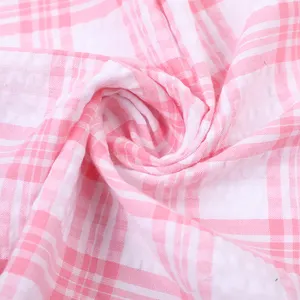 Wholesale 100% Organic Cotton Tartan Flannel Cheap School Uniform Japanese Cotton Fabric Plaid