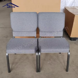 Chaise <span class=keywords><strong>de</strong></span> <span class=keywords><strong>théâtre</strong></span> commerciale <span class=keywords><strong>de</strong></span> qualité supérieure en métal, empilable et rembourrée, idéale pour auditoriums, écoles, hôtels et églises – Offre spéciale - Product Image 6