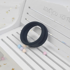 S-hande Zwarte <span class=keywords><strong>Cock</strong></span> <span class=keywords><strong>Ring</strong></span> Seks Toy Massage Toys Seks Adult Siliconen Rubber <span class=keywords><strong>Penis</strong></span> <span class=keywords><strong>Ring</strong></span> Seks Toys voor Mannen - Product Image 4