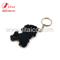 Porte-clés en PVC souple personnalisé, cadeau promotionnel OEM, porte-clés en caoutchouc 3D, porte-clés en PVC pour pompiers