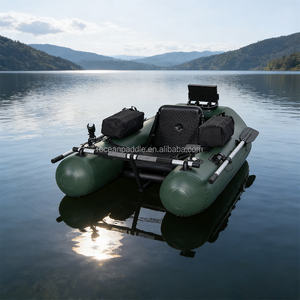 Bateau de pêche gonflable compact et économique en PVC pour 1 personne - Product Image 1