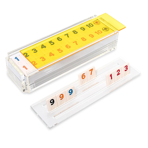 106 Juego Azulejos Dos Jokers Lucite Rummikub Rummy Juego Lucite Rumi Rummy Juego de azulejos - Product Image 5
