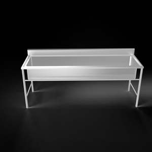 Pabrik kualitas tinggi 304 baja tahan karat wastafel sekolah kantin dapur batu wastafel - Product Image 4