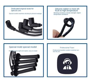 Линия зажигания сплит-цилиндр, Высоковольтная линия зажигания для Chery Fulwin 2 A3 Arrizo <span class=keywords><strong>3</strong></span> A5 Tiggo E3 E5 Cowin <span class=keywords><strong>3</strong></span> Karry K50 477 3707130 - Product Image 3