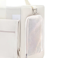 Sac de transport pliable à double étage pour animaux de compagnie, respirant, en nylon, pour chats et petits chiens