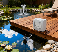 Prise murale IP55 étanche en ABS sans mise à la terre avec interrupteur 13A 250V CE ROHS GCC EESS Garantie 1 an Résidentielle à verrouillage rapide