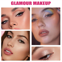 Palette de fards à paupières DIY en gros, pigments de paillettes en vrac, fards à paupières duo-chromes et multi-chromes, fards à paupières pressés scintillants