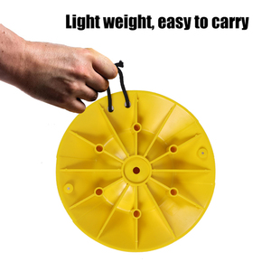 HOMFUL – cale de roue de camion robuste, stabilisateur de roue Orange jaune RV pour RV - Product Image 3