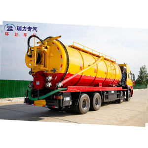 Camión de Succión de Aguas Residuales Eléctrico de 25000 Litros, Limpiador de Alcantarillado, Volcador de Tanques Sépticos, Drenaje de Aguas Residuales, 8*4, EURO 4 - Product Image 6