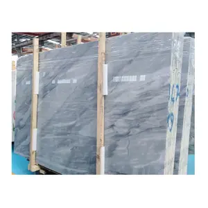 Gray White Black Vein Italy Royal Ice Grey Marble Slabs For Bathroom Wall And Flooring Tile Design , Ice Grey Marble