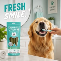 Bolsa de Mylar Personalizada para Premios Dentales para Perros, con Ventana Transparente, Cierre Resellable, Tipo Stand-Up, Aprobada por VOHC, para Empaque de Alimentos y Aliento Fresco