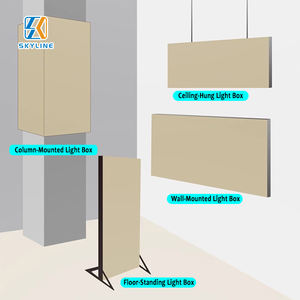 קופסת תאורה פרסומית מותאמת אישית עם מסגרת אלומיניום, התקנה תלויה, בהירות גבוהה ועמידות למים - Product Image 3