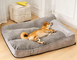 Luxury Thick Scratch-resistant Orthopedic Spine Protection Cotton <b>Dog</b> Cushion <b>Bed</b> <b>Medium</b> Large <b>Dog</b> Removable Washable All Pet - Product Image 3