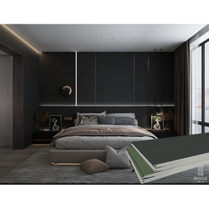 High End Decorative <strong>Wooden</strong> Grain Texture <strong>Panels</strong> Slat Wall Paneling for <strong>Living</strong> <strong>Room</strong> - Product Image 2