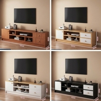 Meuble TV moderne de luxe pour salon, design actuel, meuble TV avec grande capacité de rangement, meuble de sol