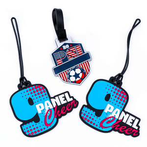 Étiquettes à suspendre pour bagages, décorations suspendues, étiquettes en PVC souple, cartes d'embarquement - Product Image 3