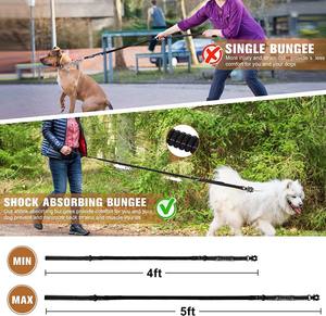 कार सीट बेल्ट और कनेक्टर त्वरित रिलीज/क्लैंप के साथ एडजस्टेबल कुत्ते पट्टा - Product Image 3