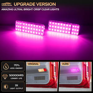 ไฟส่อง<span class=keywords><strong>ประตู</strong></span> LED สีม่วงชมพูฟ้า 2 ชิ้น สำหรับ<span class=keywords><strong>รถ</strong></span>ยนต์ฟอร์ด F152 F250 F350 Bronco รุ่น Interior Excursion หลอดไฟ LED ส่อง<span class=keywords><strong>ประตู</strong></span> - Product Image 2