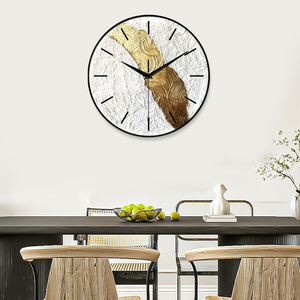 Arredamento <span class=keywords><strong>da</strong></span> <span class=keywords><strong>parete</strong></span> in cristallo di lusso <span class=keywords><strong>contemporaneo</strong></span> per la casa <span class=keywords><strong>orologio</strong></span> digitale sospeso silenzioso con Display ad ago in stile Art Deco - Product Image 4